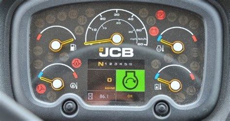 does the jcb skid steer have hazard lights|jcb loader red lights.